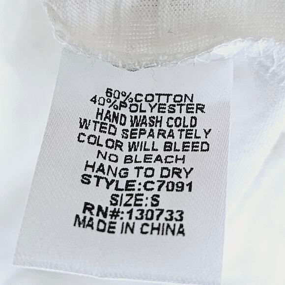 Umgee Tunic Top White Lace Neutral Wardrobe Staple Oversized Women's Size S - Picture 5 of 6